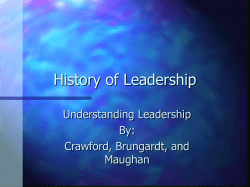 History of Leadership