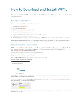 How to and Install WPML