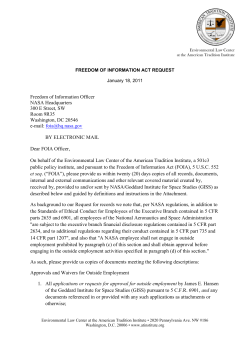 ATI_NASA_Hansen_Ethics_FOIA_I 1-18-11