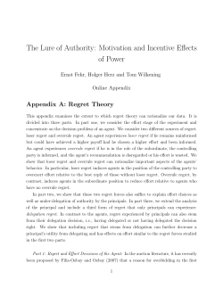 The Lure of Authority: Motivation and Incentive Effects of Power