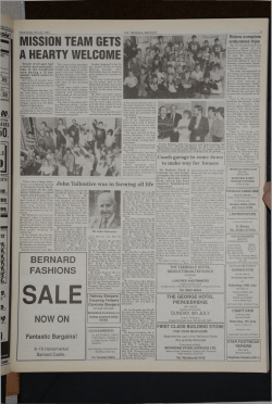 mission team gets a hearty welcome