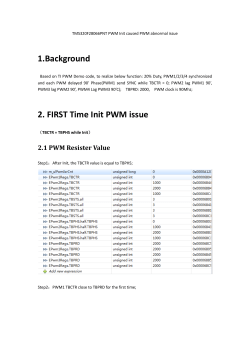 PWM initilization cased PWM abnormal issue_F28066