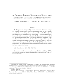A General Double Robustness Result for Estimating