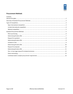 TEMPLATE FOR LEVEL 3 PROCESSES and SUB