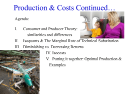 Production Costs Obj 2 F13