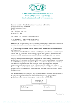 2. Qualification specifications including guidance for tutors