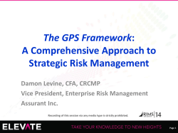 GPS and Strategic Planning