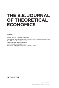Javier Rivas, University of Leicester Burkhard C. Schipper