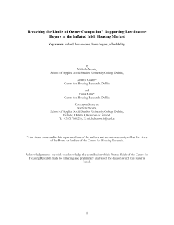 Pushing the Limits of Owner Occupation