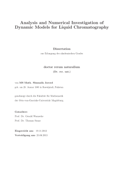 Analysis and Numerical Investigation of Dynamic Models for Liquid