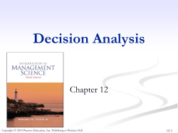 Decision Analysis