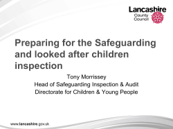 Safeguarding and CLA Inspection