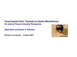 Islamic finance offers an alternative paradigm