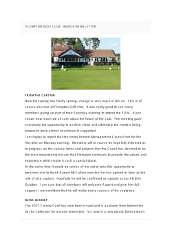 Now that spring has finally sprung, change is very much in the air