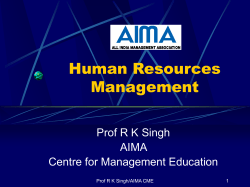 eHR 01: Collective Bargaining Objectives of Collective