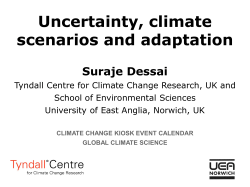 Sensitivity of climate adaptation decision