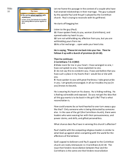 Slide 10 Let me frame this passage in the context of a couple who