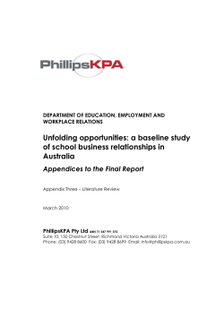 PhillipsKPA - Department of Education and Training