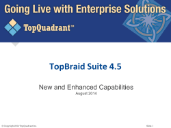 TopBraid Suite 4.5 - TopQuadrant, Inc.
