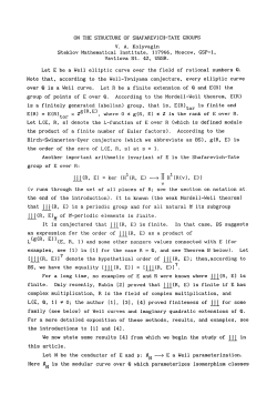 On the structure of shafarevich