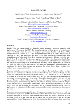 call for papers