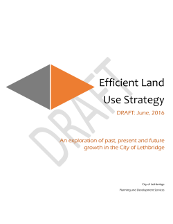 Efficient Land Use Strategy