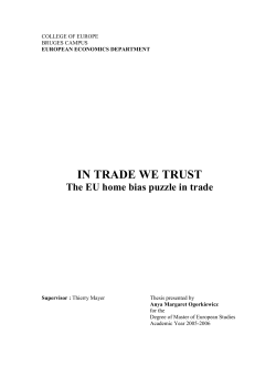 college of europe - Anya Margaret Ogorkiewicz