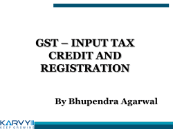 Chapter Wise Discussion on GST_I