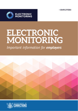 ELECTRONIC MONITORING