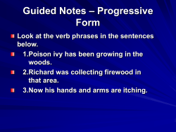 Guided Notes &ndash; Progressive Form