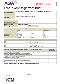 Assignment Brief