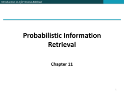 Introduction to Information Retrieval