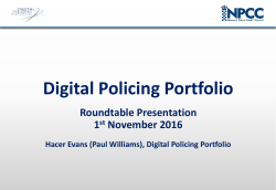 Digital Policing Portfolio