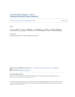 Growth Cycles With or Without Price Flexibility