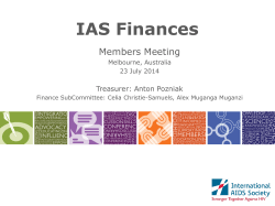 Powerpoint - AIDS 2014