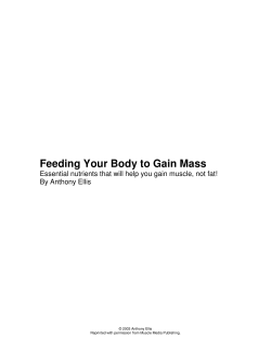 Feeding Your Body to Gain Mass - Free