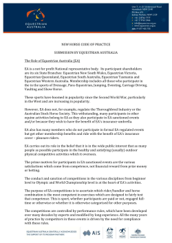 Submission DR299 - Attcahment 1: NSW Horse Code of Practice