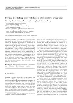 Formal Modeling and Validation of Stateflow