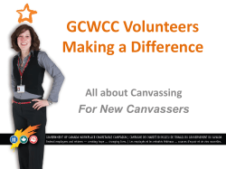 After the Canvass - gcwcc
