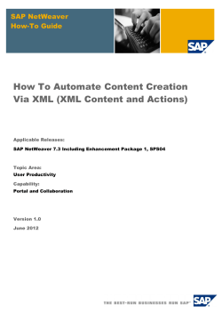 How To Automate Content Creation Via XML