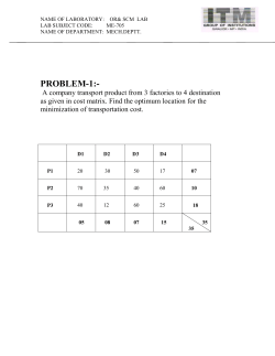 ME-705 - ITM GOI, Gwalior