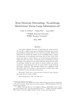 Term Structure Forecasting: No-arbitrage Restrictions Versus Large