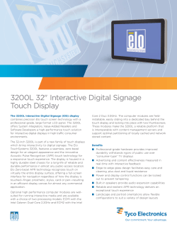 3200L 32" Interactive Digital Signage Touch Display