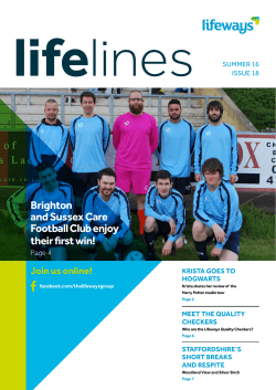 Brighton and Sussex Care Football Club enjoy their first win!