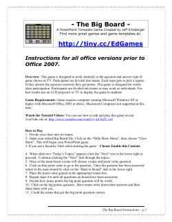 Instructions - People Server at UNCW