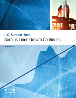 Surplus Lines Growth Continues
