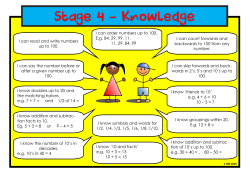 Stage 4 - Knowledge