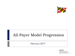 Maryland`s All-Payer Model Goals