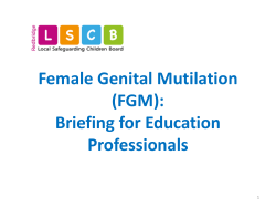 FGM Briefing for Education Professionals [Final