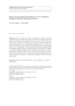 Integer Programming Formulations for the Minimum Weighted